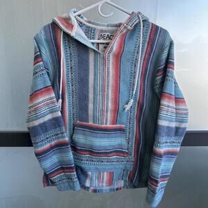 Women's Multi and Blue Hoody